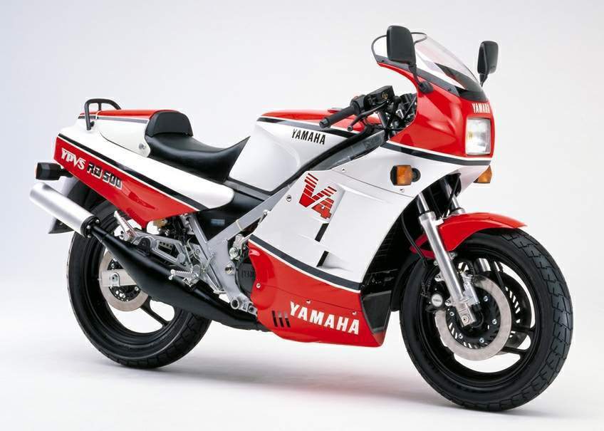 1985 Yamaha RD500LC motorcycle